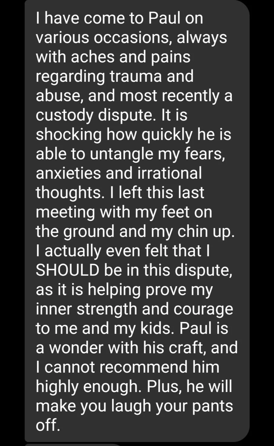 Testimonial Trauma & Abuse